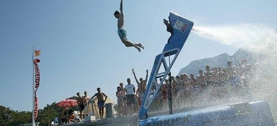 Introducing, the AirKick Human Water Catapult