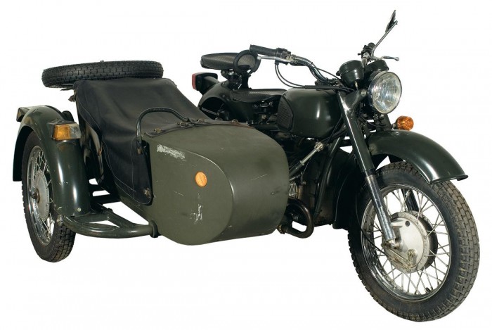 Russian Motorcycle Ural that you'll be traveling on