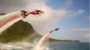Whoa. The Flyboard Water Jet Pack!