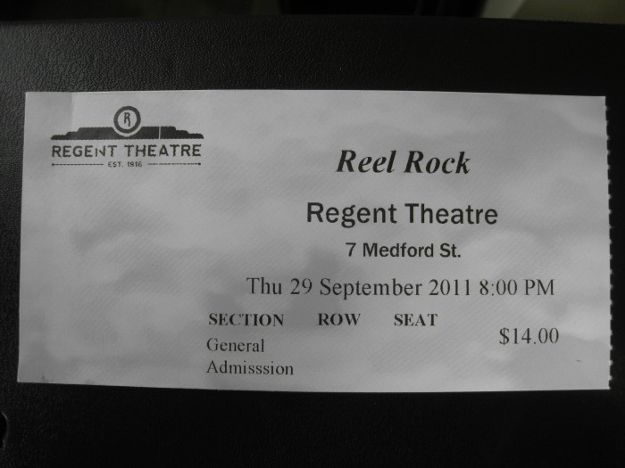 Reporting Live: 2011 Reel Rock Film Tour