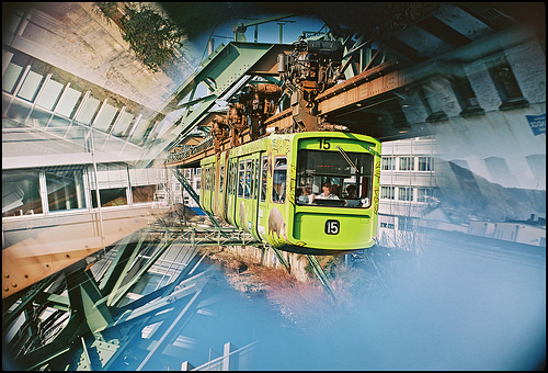 Wuppertal Schwebebahn floating tram