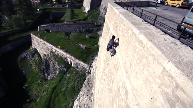 Manu Romain Urban Climbing