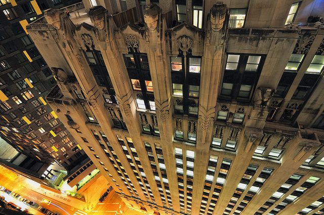 extreme sports in a city