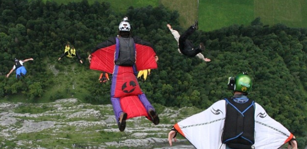 Dean Potter Performs the First Ever BASEline