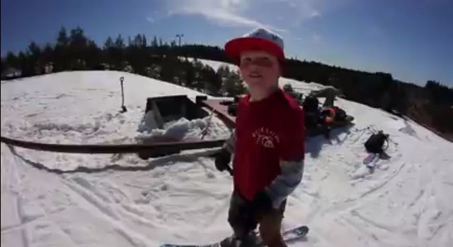 Eelis Heimonen, 9-Year Old Skier